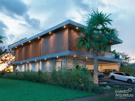 imagem 4 - Casa cinematográfica com 6 suítes, academia e mobiliada - Fundo campo imagem 4 - Casa cinematográfica com 6 suítes, academia e mobiliada - Fundo campo