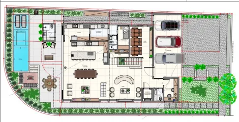imagem 5 - Casa cinematográfica com 6 suítes, academia e mobiliada - Fundo campo imagem 5 - Casa cinematográfica com 6 suítes, academia e mobiliada - Fundo campo