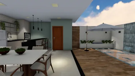 imagem 2 - Casa em fase de acabamento  - 3 quartos com suíte, piscina e 2 vagas de garagem . imagem 2 - Casa em fase de acabamento  - 3 quartos com suíte, piscina e 2 vagas de garagem .